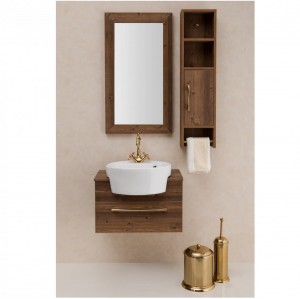 ست روشویی کابینتی مدل ویولت چوبی