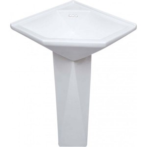 روشویی گوشه پایه دار پارس سرام مدل دیاموند