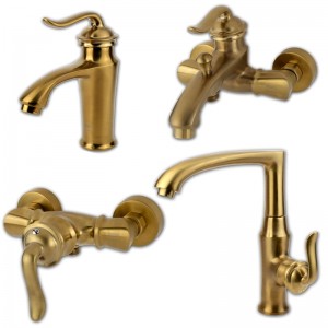 ست 4تیکه شیرالات کسری مدل دانوب طلامات