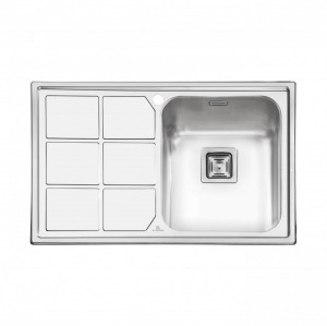 سینک توکار پرنیان استیل مدل PS1218