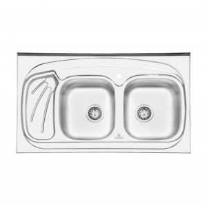 سینک نیمه فانتزی روکار پرنیان استیل مدل PS 2105