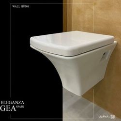 توالت فرنگی دیواری GEA مدل ELEGANZA