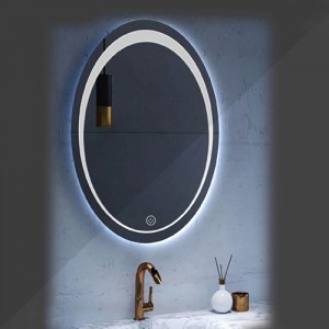 آینه چراغ دار بیضی مدل FK-317