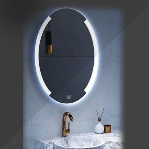 آینه چراغ دار بیضی کد FK-316