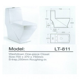 توالت فرنگی لوتوس مدل LT-811
