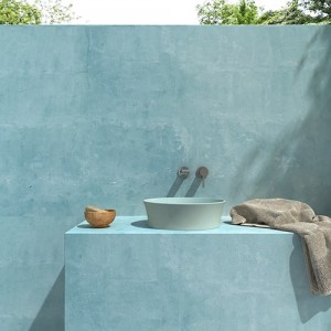 کاسه روشویی گرد بوچی (Bocchi) مدل SOTTILE آبی یخی