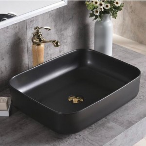 کاسه روشویی آرماندو ویکاریو مدل ART8408-01 مشکی مات