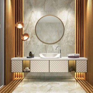 سرامیک پرسلان راک مدل Royal Marble زیتونی روشن