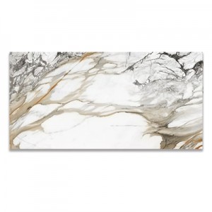 سرامیک پرسلان راک مدل رین ماربل سفید رگه دار