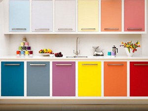 بهترین رنگ کابینت برای آشپزخانه کوچک و شیک