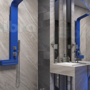 پانل دوش روکار لیبرا مدل ایبیزا آبی