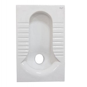 توالت زمینی گاتریا مدل تیتان کوچک خط دار