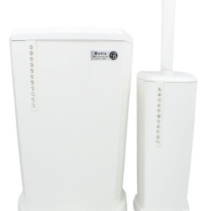 ست سطل و برس بتیس مدل نگین سفید