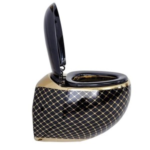 وال هنگ Pure Concept مدل Geometrik مدور مشکی طلایی