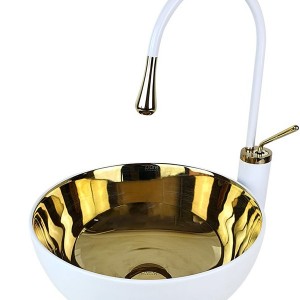 کاسه روشویی Pure Concept سفید طلا