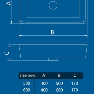 روشویی رو کابینتی چینی کرد مدل فیتونیا | عمرانیاز