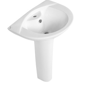 کاسه روشویی پایه دار مروارید مدل پارمیدا