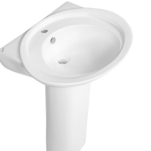 کاسه روشویی پایه دار مروارید مدل کلاسیک