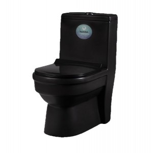 توالت فرنگی آداسا مدل شارک مشکی مات