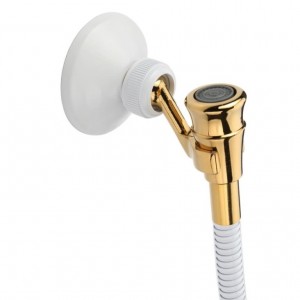 شلنگ توالت سفید طلا لکسونا مدل لاکچری