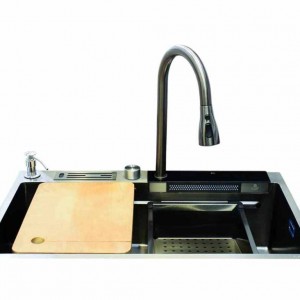 سینک ظرفشویی آبشاری لمسی