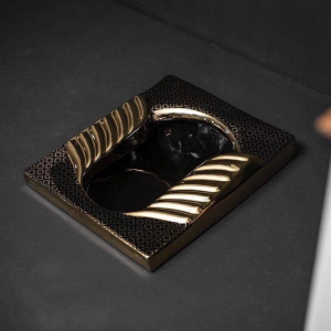 سنگ توالت ایرانی کوتینگ شده  مشکی طلا