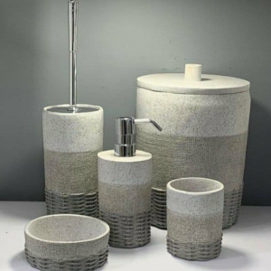 ست  اکسسوری 5 پارچه سرویس بهداشتی بریک برند آذین