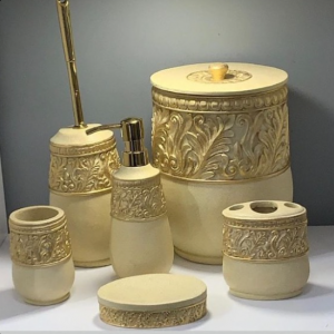 ست اکسسوری 5 پارچه سرویس بهداشتی الماس آذین