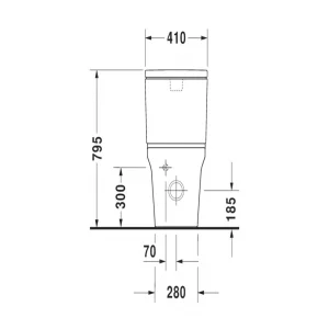 توالت فرنگی وال هنگ دوراویت Duravit مدل P3 Comforts