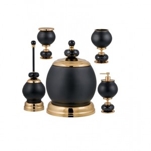 ست اکسسوری سرویس بهداشتی 5تکه DORITA مدل  BURRO CRYSTAL