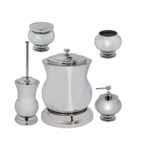 ست اکسسوری سرویس بهداشتی 5تکه DORITA مدل CURVE