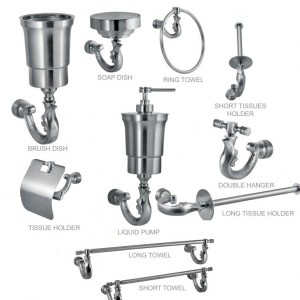 ست اکسسوری  سرویس بهداشتی  DORITA مدلRAMO