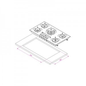 گاز صفحه ای کن مدل CG 8505