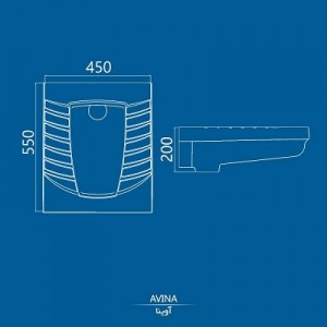 توالت ایرانی چینی کرد مدل آوینا | عمرانیاز