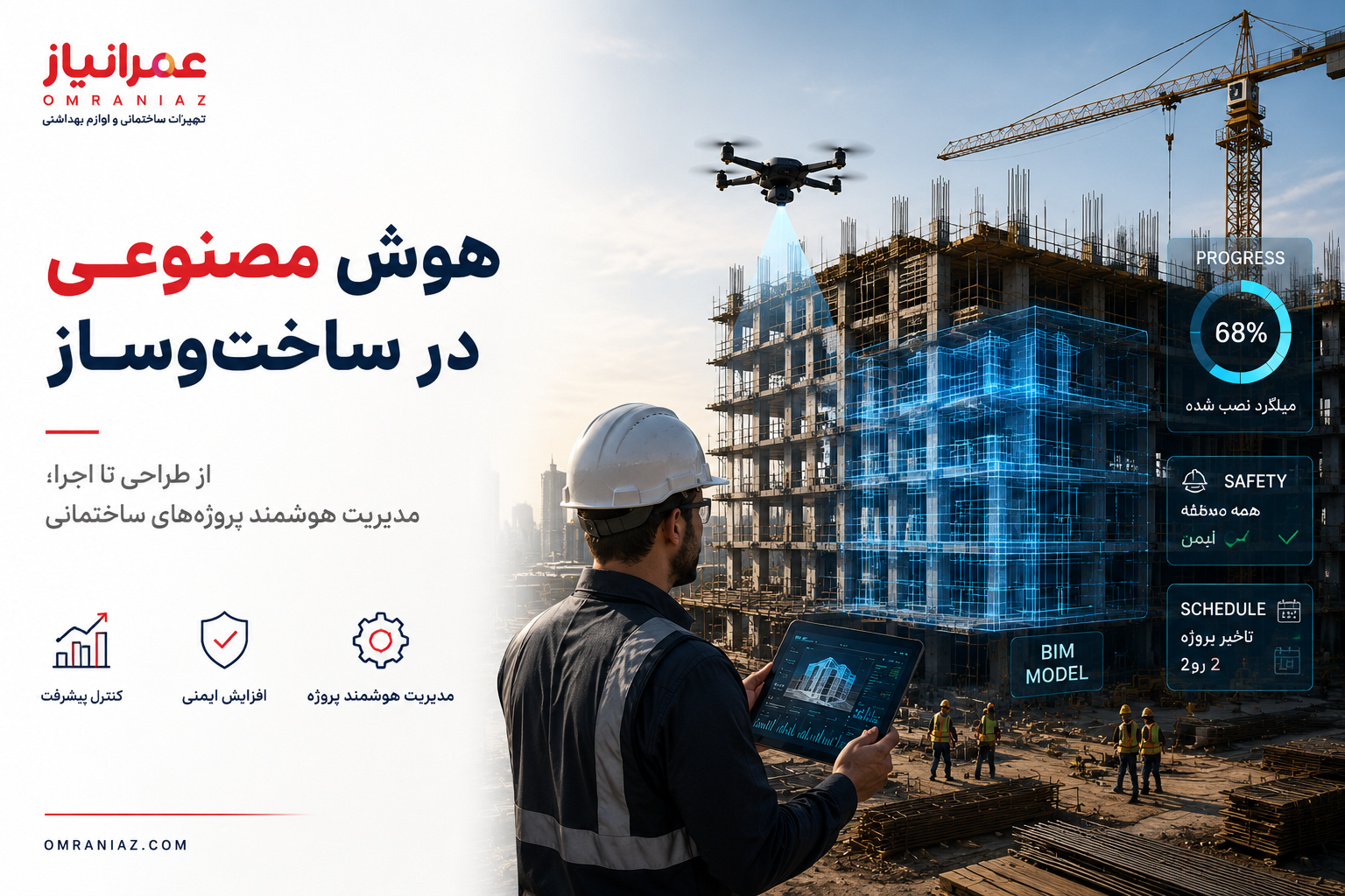 هوش مصنوعی در صنعت ساختمان