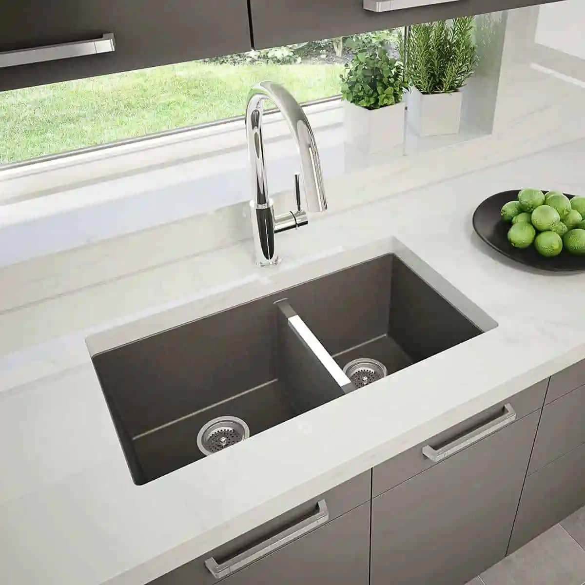 مقایسه سینک توکار و زیرکابینتی