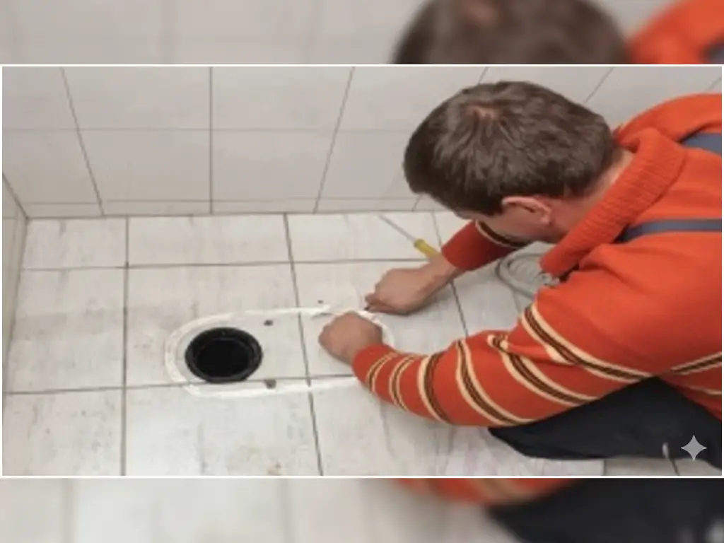 فاصله توالت ایرانی از دیوار