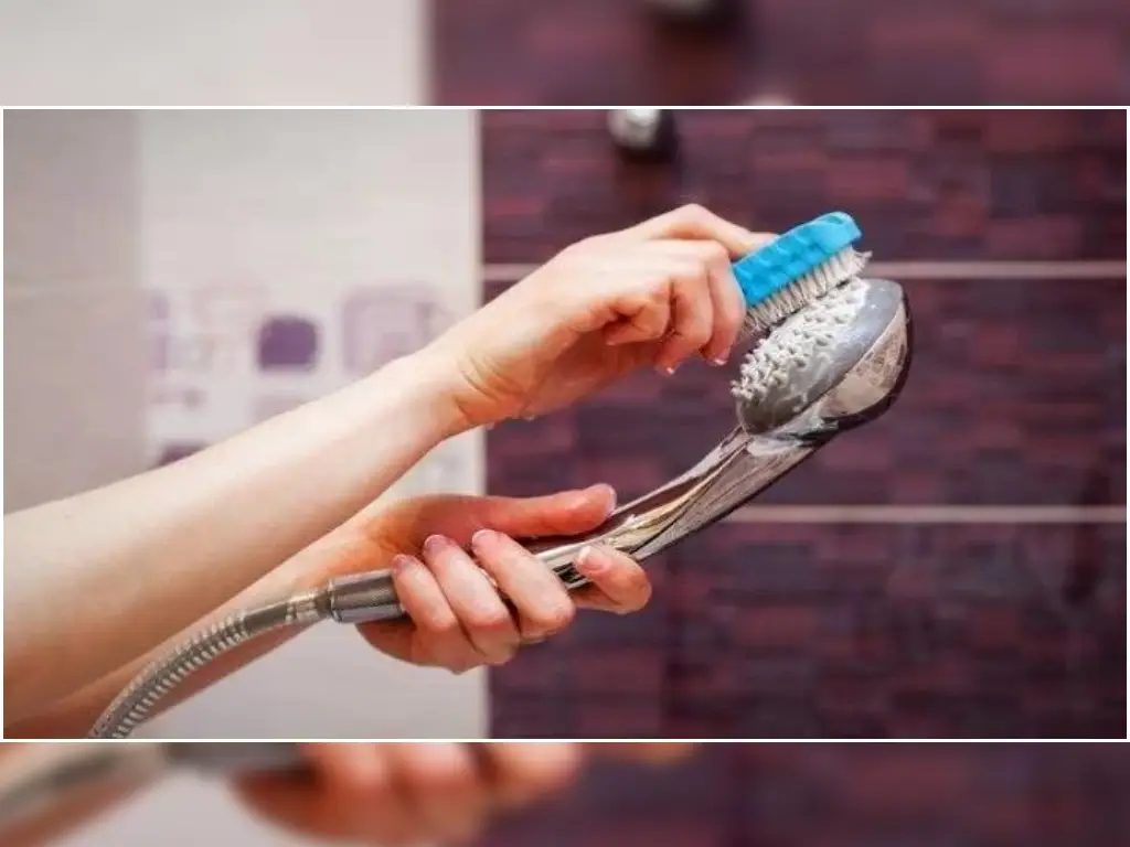 پاک کردن رسوبات سر دوش