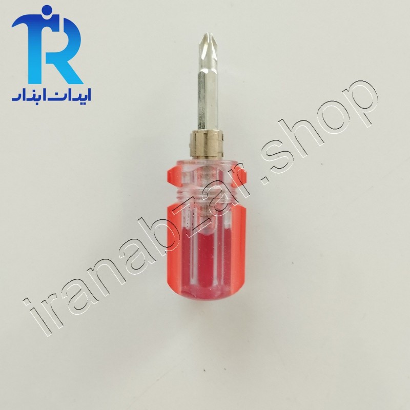 پیچ گوشتی مچی دو سر دسته شیشه ای