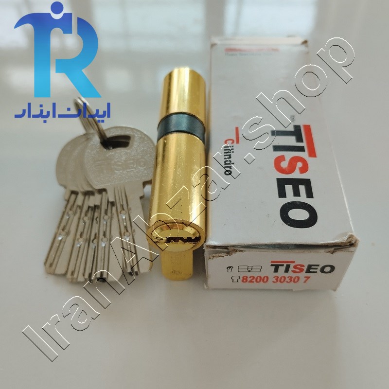 سیلندر (توپی) قفل 7 سانت تیزو مدل 5 کلید کامپیوتری Tiseo
