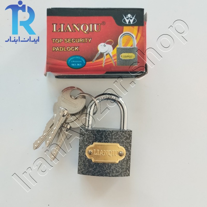 قفل آویز سایز 32 LIANQIU کلید چهار پر