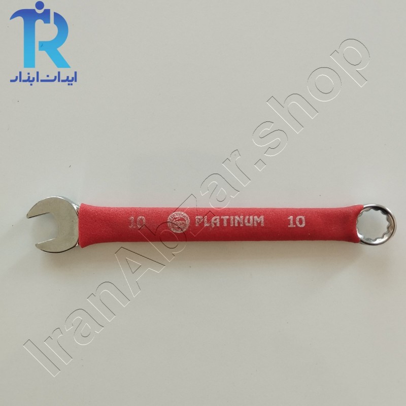 آچار تکی یک سر رینگی 10 روکش دار پلاتینوم platinum