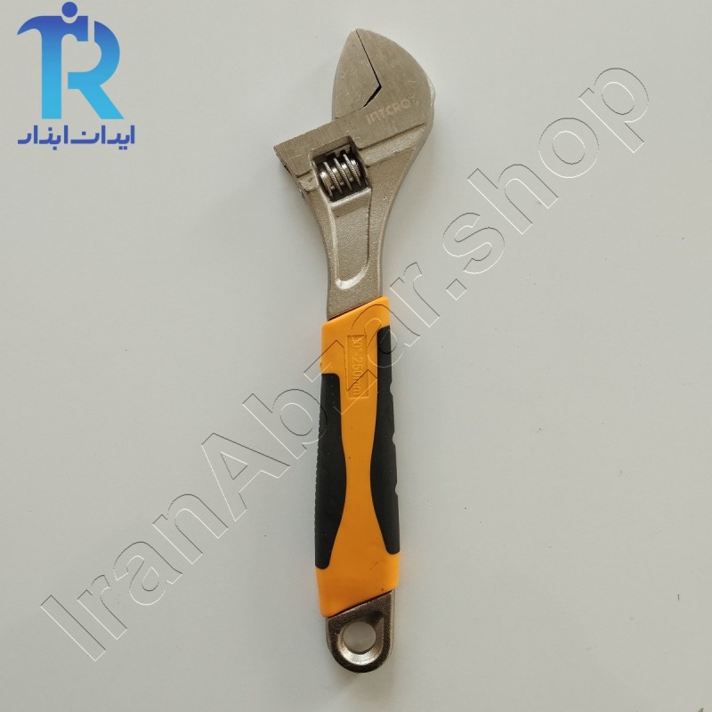 آچار فرانسه 10 اینچ intcro روکش دار
