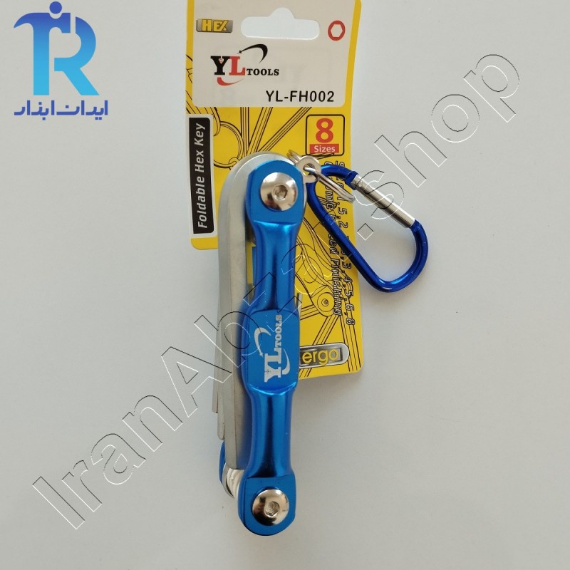 آچار آلن تاشو 8 عددی YL Tools