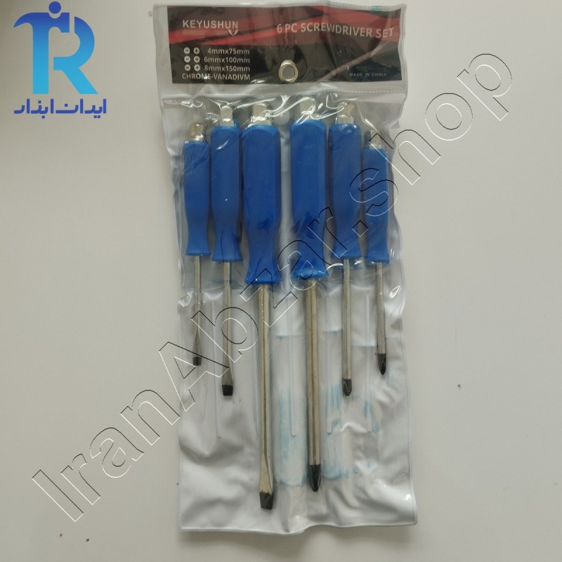 مجموعه 6 عددی پیچ گوشتی آچارخور