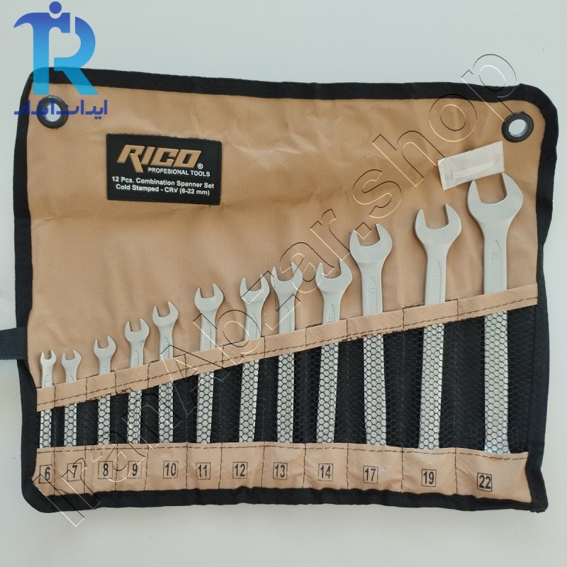 آچار 12 عددی یک سر تخت یک سر رینگی ریکو RICO