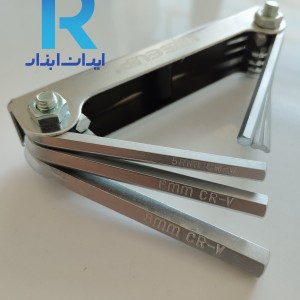 آچار آلن تاشو 8 عددی وایزآپ WISEUP 032332