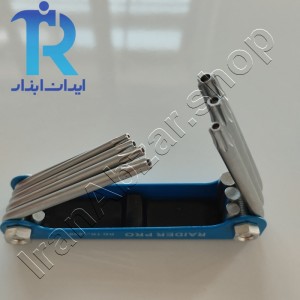 آچار ستاره ای تاشو (چاقویی) 8 عددی ریدر Raider کد RD HK1208