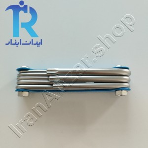 آچار ستاره ای تاشو (چاقویی) 8 عددی ریدر Raider کد RD HK1208