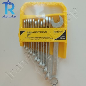 آچار 12 عددی یک سر تخت یک سر رینگی پلکانی سهند SAHAND